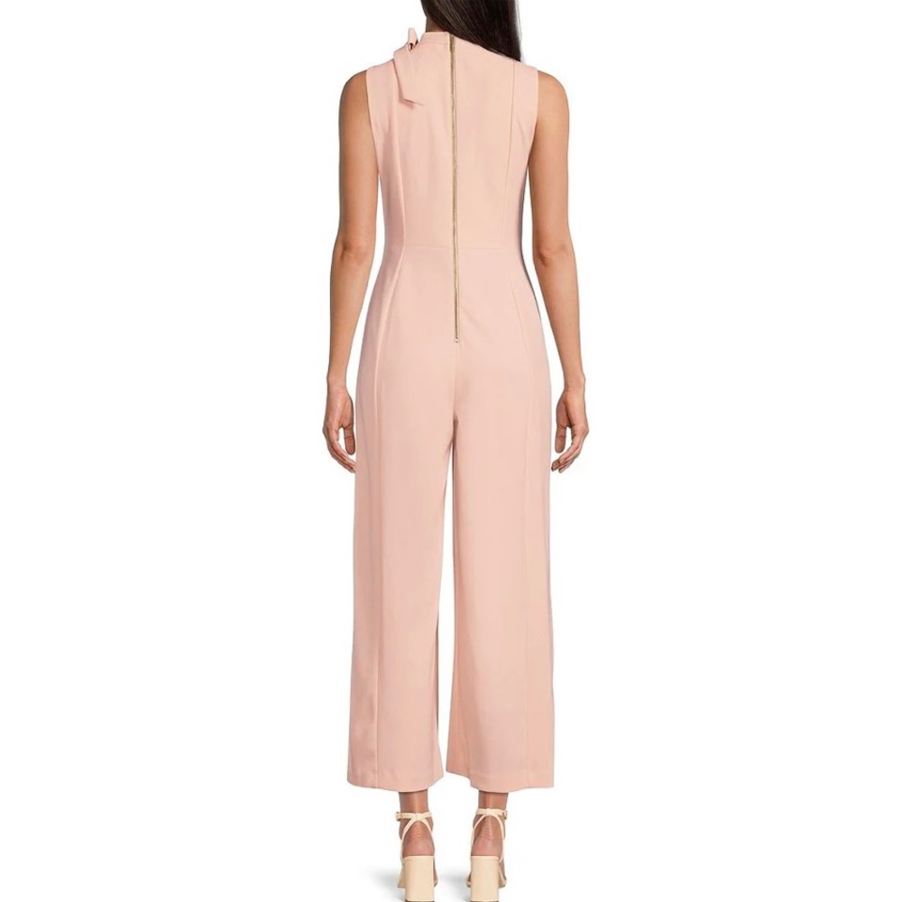 💐NWT! Lavender CALVIN KLEIN Sleeveless Tie Neck Jumpsuit - Size 10 - Picture 7 of 7